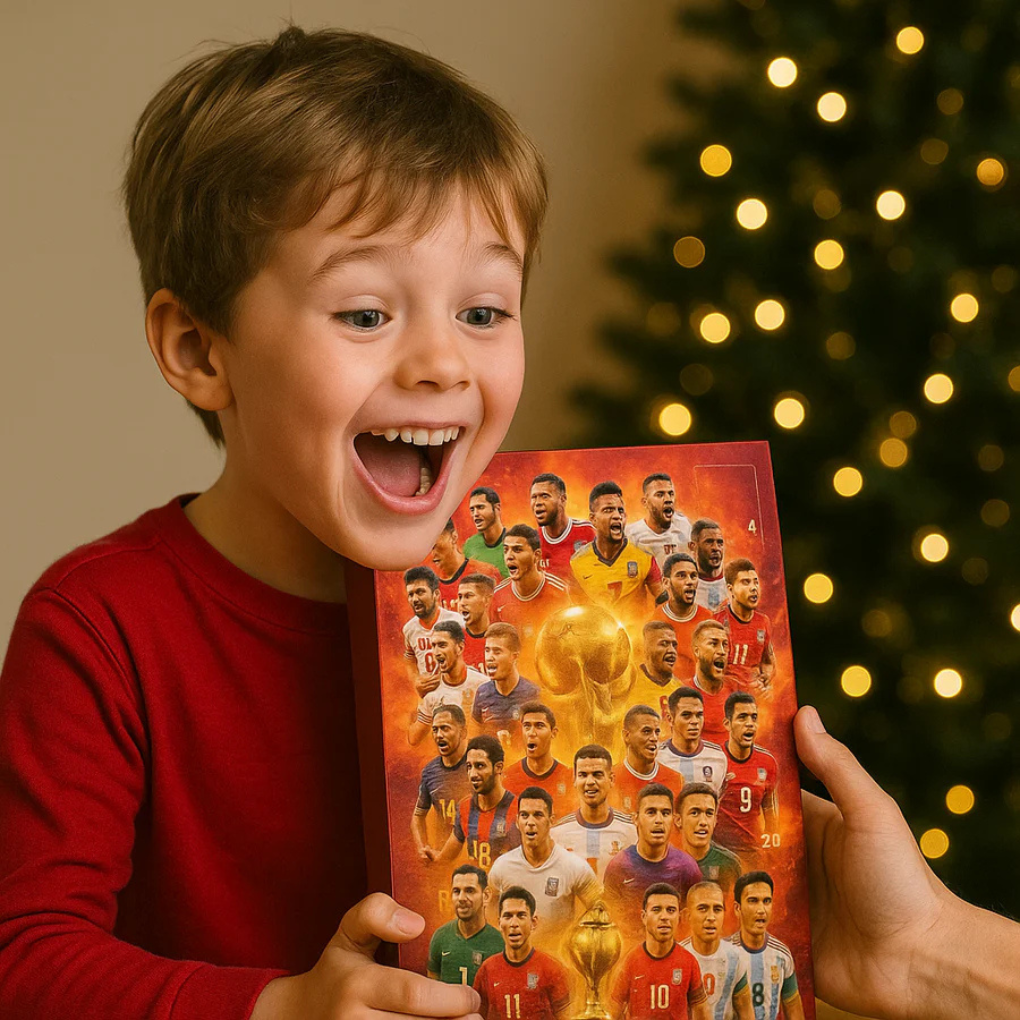 Eksklusiv Fotball Klubb adventskalender 2025. Den ultimate sportsgave og samleobjekt for fotballfan i julen.