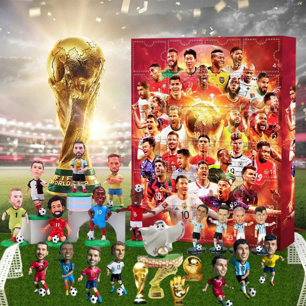 Ny Fotball Klubb adventskalender 2025. Ideell julegave for fotballfan; spennende innhold og nedtelling.