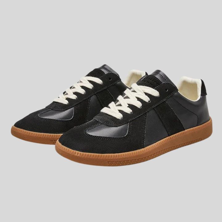 Stilige retro plattformsko for menn. Klassisk design med komfort og løft for en moderne vintage-stil.