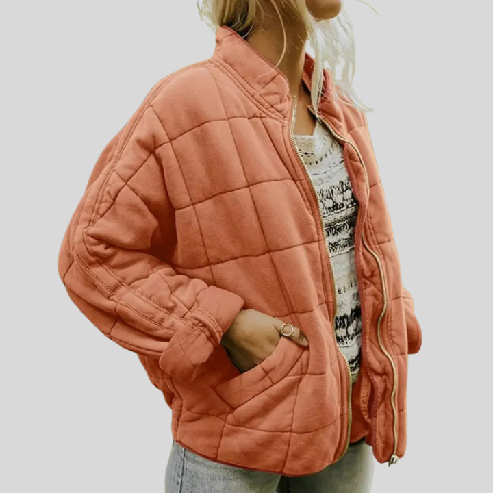 Kvinner, oversized overgangsjakke for vår og høst, komfortabel og allsidig for sesongskifte.