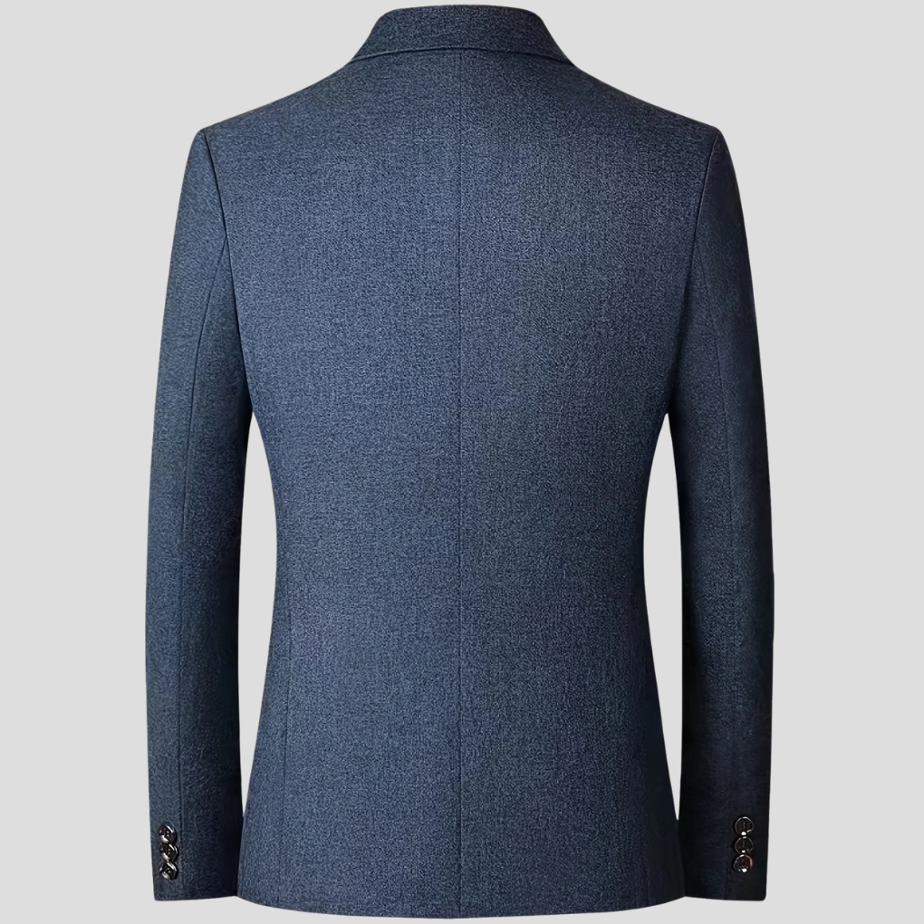 Allsidig herreblazer som passer til business, kontor og fest. Elegant, komfortabelt design.