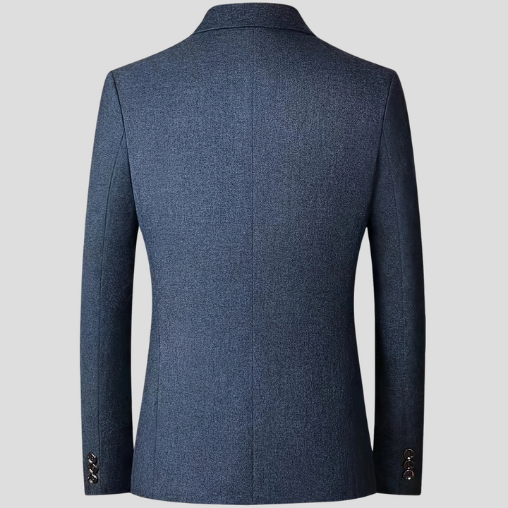 Allsidig herreblazer som passer til business, kontor og fest. Elegant, komfortabelt design.