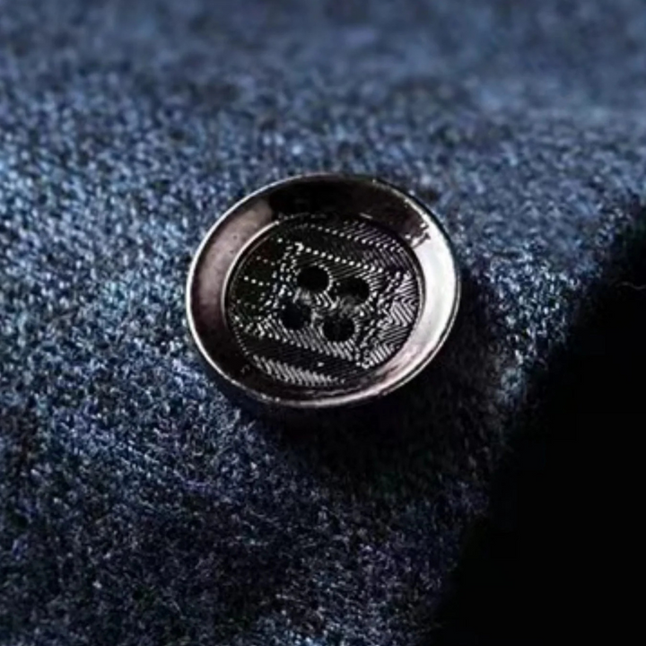 Profesjonell businessblazer for menn i blått, perfekt for kontorbruk og viktige møter.