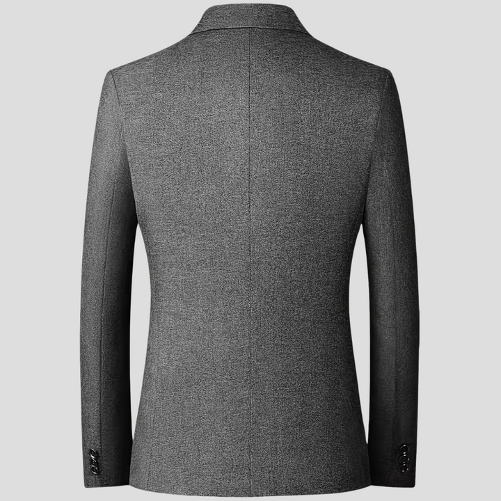 Menns semi-formell jakke, en elegant blazer i kvalitetsstoff for et skarpt, profesjonelt antrekk.