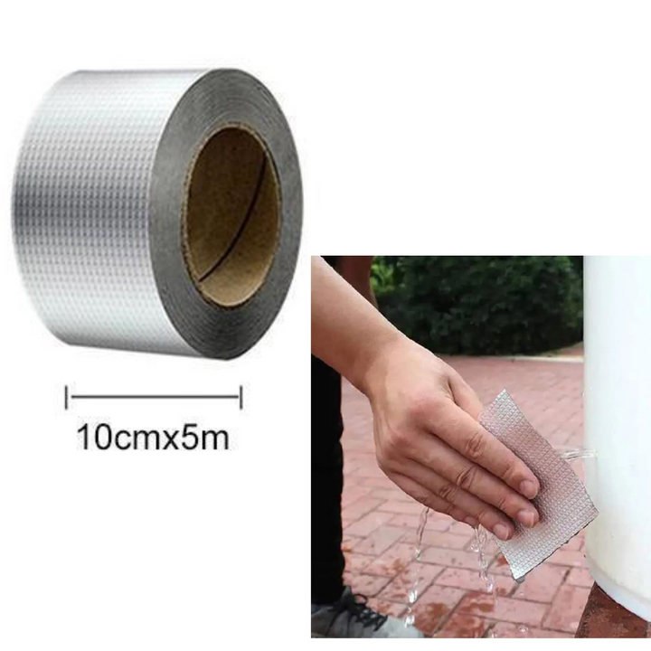 Kraftig lekkasjestopper tape, perfekt for rask hjemmefiks. Selvklebende og vanntett for umiddelbar reparasjon og tetting.
