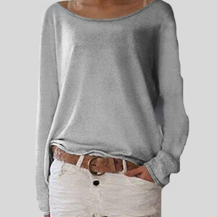 Allsidig damegenser rund hals. En lett, elegant og komfortabel genser for kvinners hverdag og casual stil.