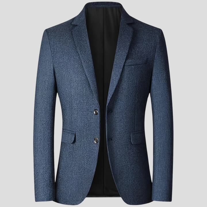Stilig rød blazerjakke for menn, en dristig og moderne semi-formell look til fest og fritid.