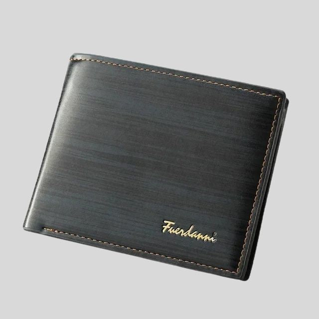 Kompakt business-lommebok i elegant skinn. Perfekt for den moderne herre.