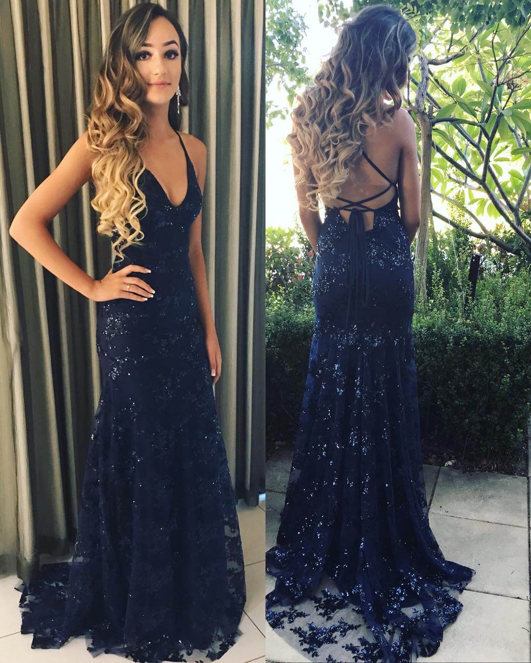 Klassisk elegant havfruekjole med ermeløs design. En glamorøs damekjole for ball og festlige anledninger.