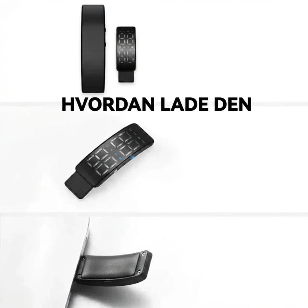 VekkBand armbånd med vibrerende vekkerklokke. Ideell for par eller de som ønsker en helt lydløs, personlig alarm.
