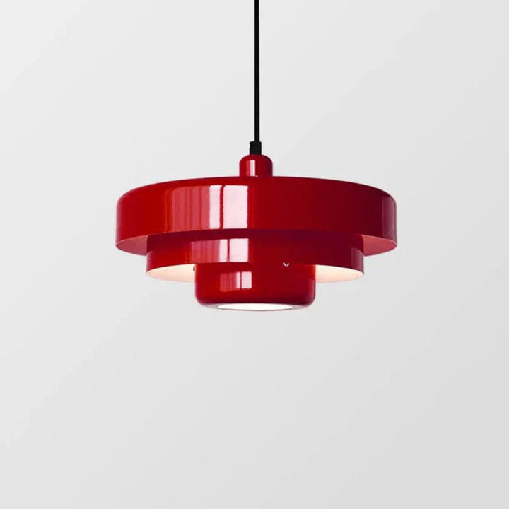 Stemningsfull LED taklampe, vintage stil, perfekt for stuebelysning og dekorasjon med farget lys.