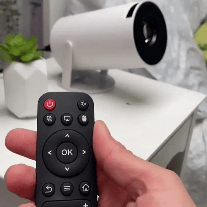 Denne HD-projektoren er bærbar, smart og gir fantastisk underholdning for filmelskeren, hjemme og ute.