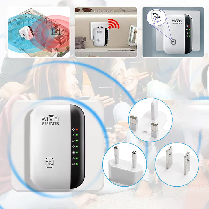 Enkelt oppsett av WiFi nettverksforsterker for raskere og mer pålitelig internett. Ideell for streaming.