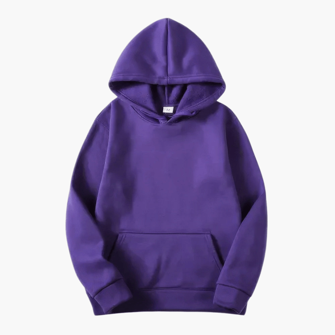 Romslig og avslappet herre hettegenser, perfekt for maksimal komfort. En varm og stilfull fritids-sweatshirt.