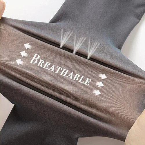 Varm dame tights med plysjfôr og superstretch for optimal komfort om vinteren.