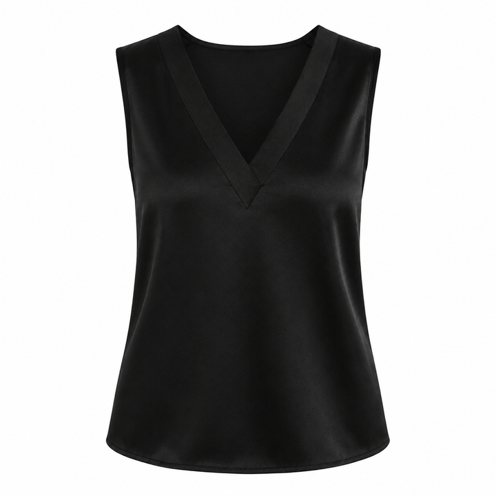 Klassisk satengbluse i silkemyk kvalitet, en elegant damebluse for tidløs mote. Perfekt som skjorte.