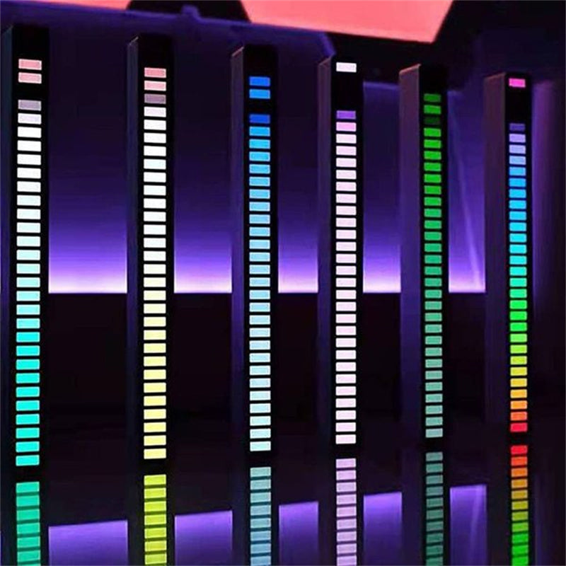 Dekorasjonslys med musikkmodus, justerbare RGB-farger for personlig og dynamisk stemning.