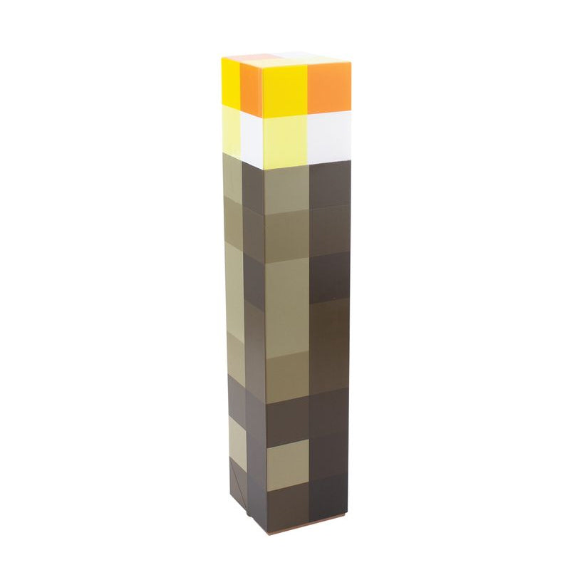 Solid Minecraft LED-fakkellampe. En praktisk og stilig dekorasjon for spillentusiaster.