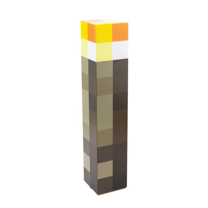 Solid Minecraft LED-fakkellampe. En praktisk og stilig dekorasjon for spillentusiaster.