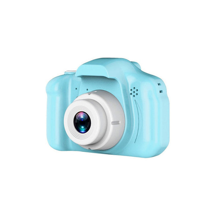 Mini HD digitalkamera for barn. Robust, lett og med videoopptak. Den perfekte gave til små eventyrere.
