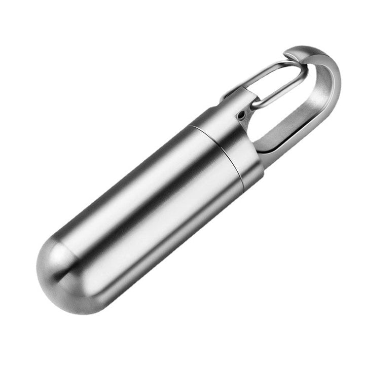 Rustfritt stål pilleboks, vanntett og svært holdbar, en pålitelig medisin-arrangør.