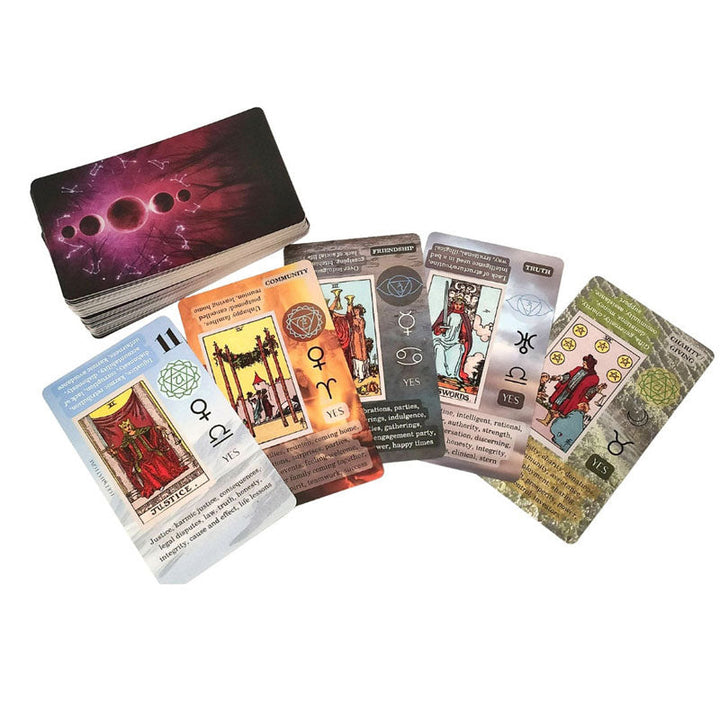 Boksen til 'Intuitive Tarotkort for Nybegynnere', et sett for innsikt, veiledning og selvhjelp.