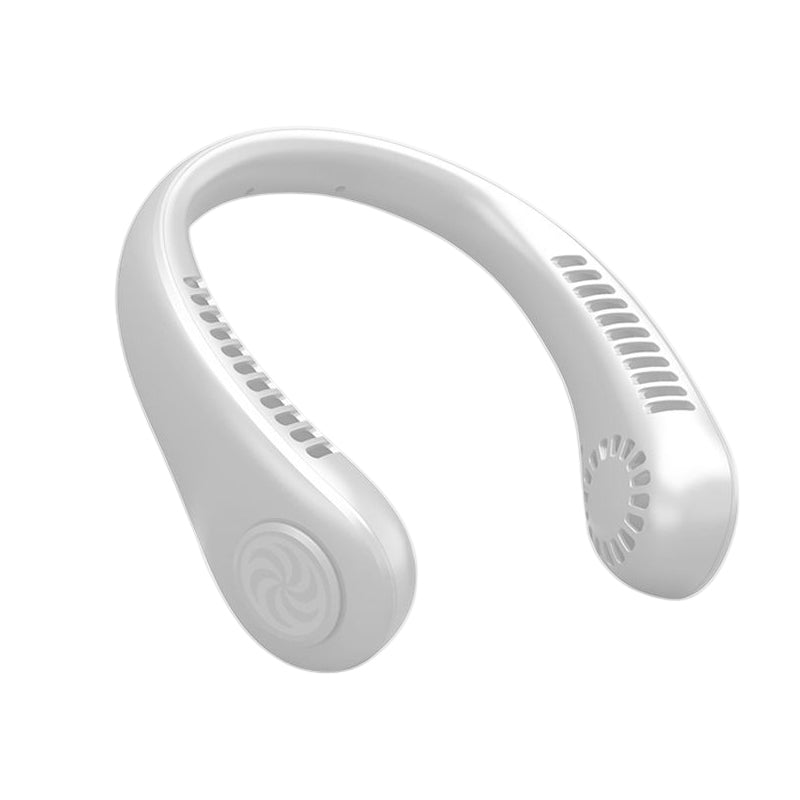Ergonomisk designet nakkevifte. Gir en behagelig, håndfri kjøleopplevelse hele dagen.