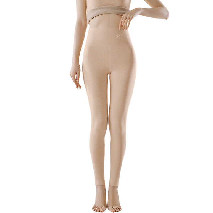Stilige dameleggings, foret med fleece for ekstra varme og mykhet om vinteren.