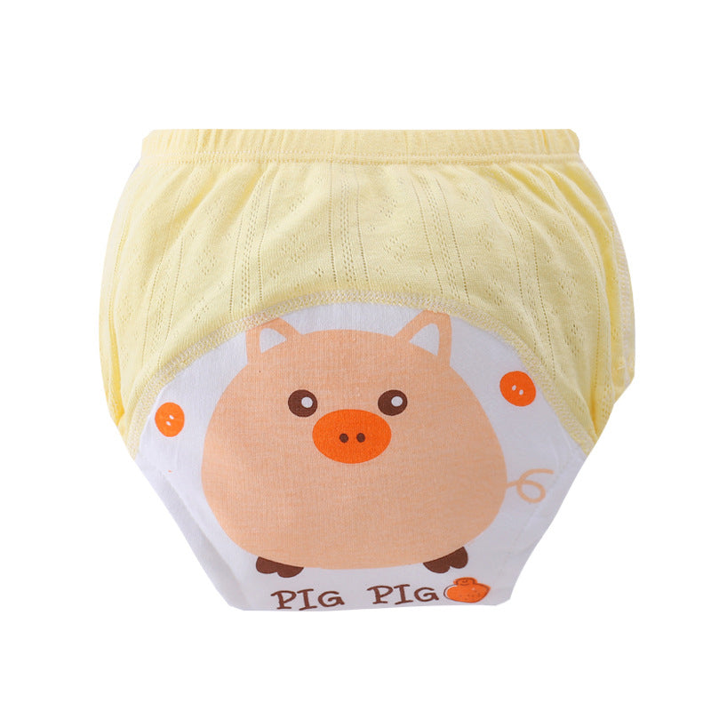 Komfortabel baby treningstruse i bomull, lekkasjesikker og gjenbrukbar for pottetrening.