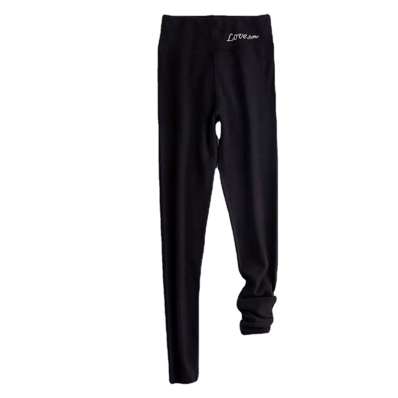 Komfortabel selvoppvarmende dame leggings. Varm termobukse med fleece for hverdagsbruk & aktivitet.