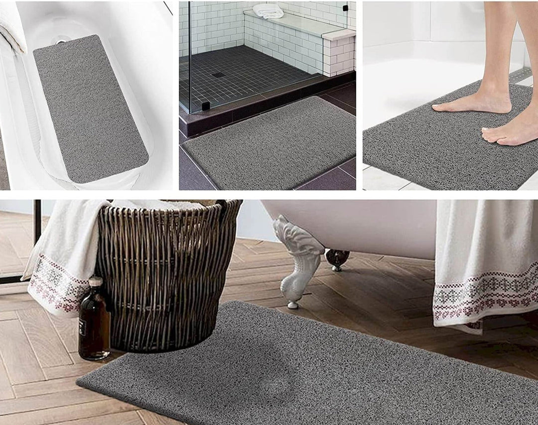 Dusjmatte designet for våtrom, hurtigtørkende og muggbestandig for bedre hygiene.