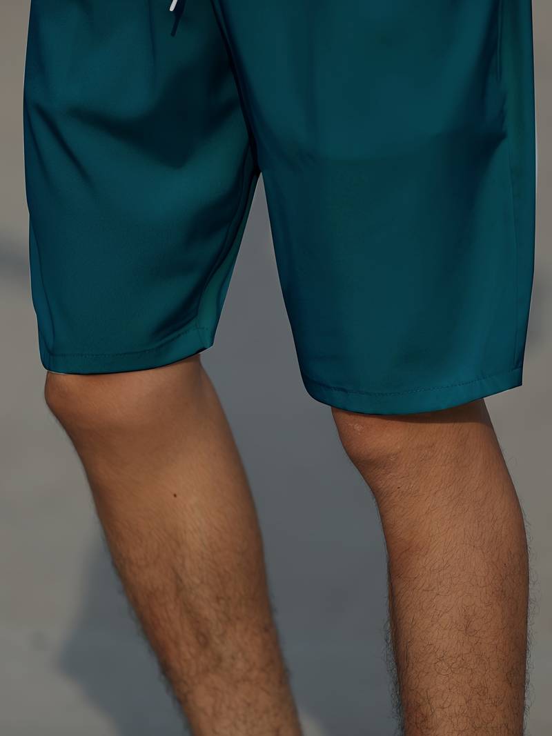 Moderne herre casualshorts, stilige og allsidige for sommerfester eller avslappede utflukter.