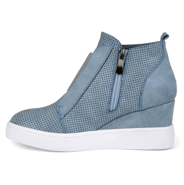 Stilfulle kile sneakers med kilehæl, designet for komfort og motebevisste kvinner.