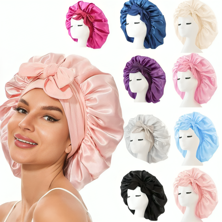 Unisex satenglue for hår. Beskytter krøller, reduserer floker og bevarer frisyren mens du sover.