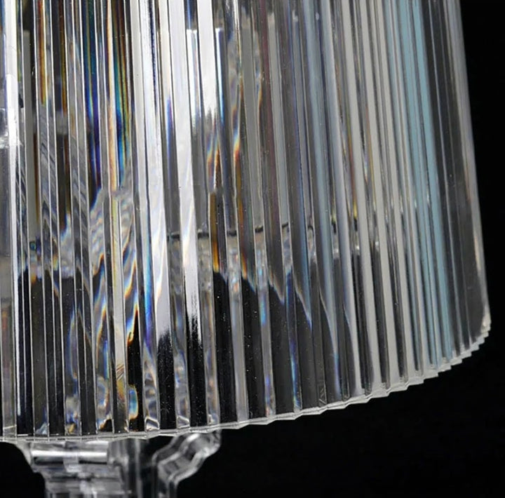 Stemningsfull bordlampe til stue eller soverom, justerbar høyde og elegant barokkdesign for hjemmedekor.