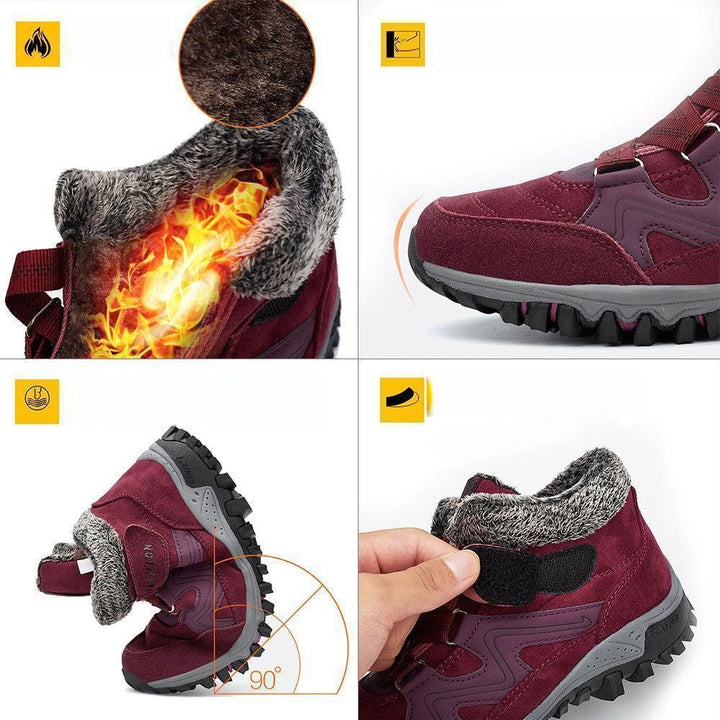 Unisex varme hverdagssko, perfekt for shopping, turer og lek i snøen.