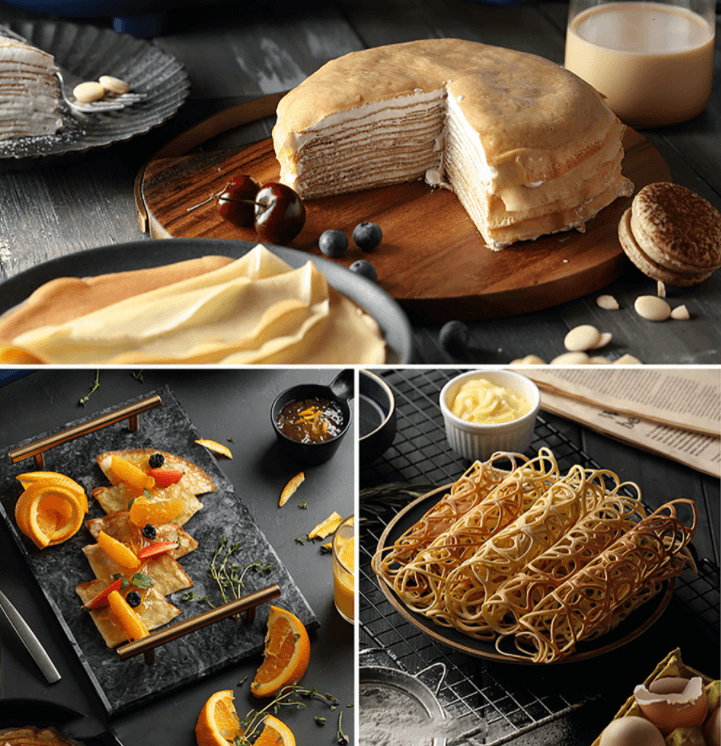 Optimalt elektrisk jern for frokost: Rask oppvarming, nonstick-overflate for enkel bruk.