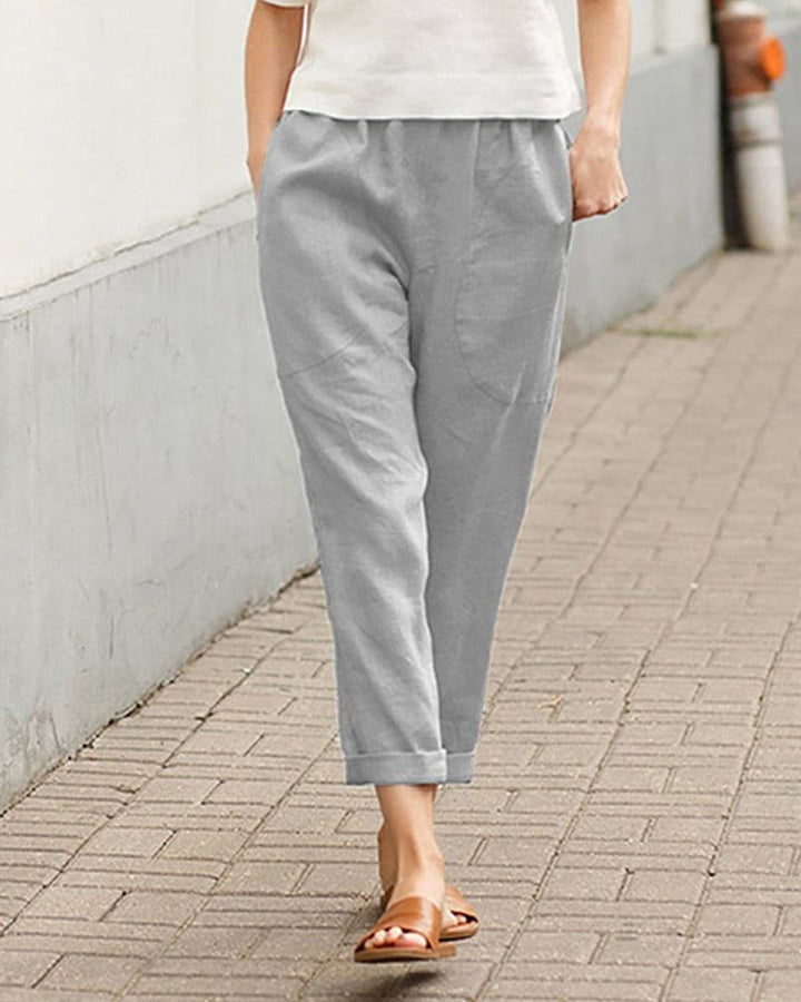 Moderne damebukser: Komfortable harem bukser med løs passform. En stilfull og avslappet look.