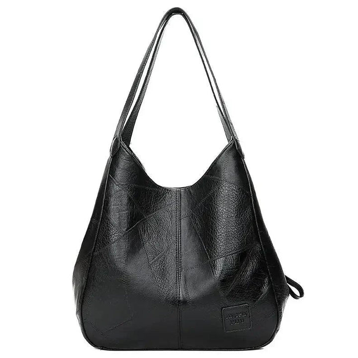 Brun kaffe vintage lær hobo skulderveske, romslig og stilig for moderne damer.