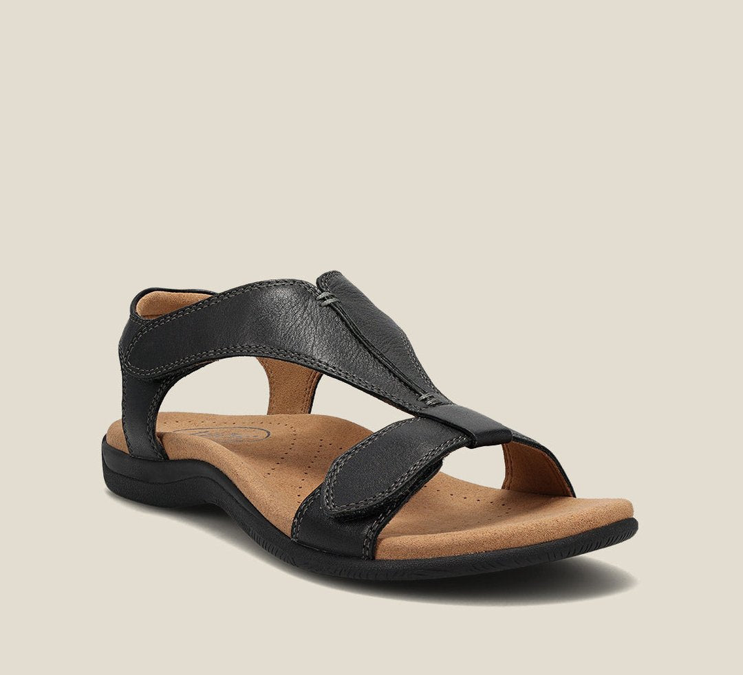 Komfortable justerbare sandaler for kvinner, med åpen tå og lett design, ideelle for sommer.