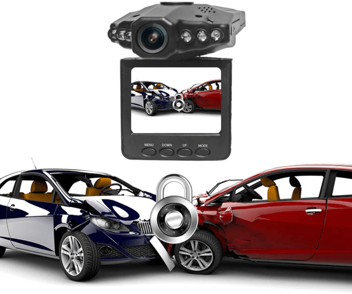 Bilde viser nattesynfunksjon for 1080P dashcam; klar videoopptak i mørke for kjøresikkerhet.