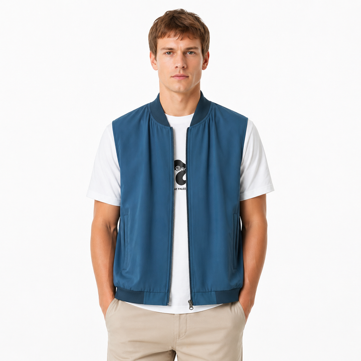Herre meshvest for outdooraktiviteter, pustende & hurtigtørkende. Perfekt for tur & fritid.