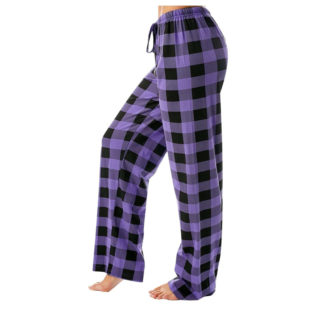 Damepyjamasbukse med rutete design, gir både stil og maksimal komfort. Perfekt for sov.
