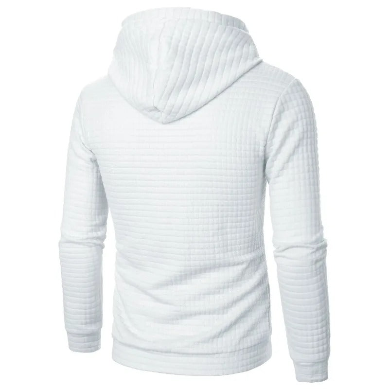 Trendy menns hettegenser med hette, gir en avslappet og moderne streetstil for fritid.