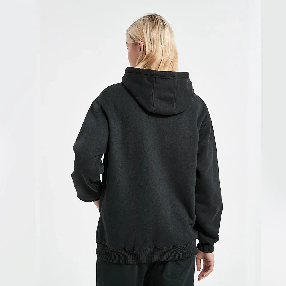 Myk, avslappet hettegenser for kvinner. Perfekt for fritid og komfortabel hverdagsstil. Trendy pullover.