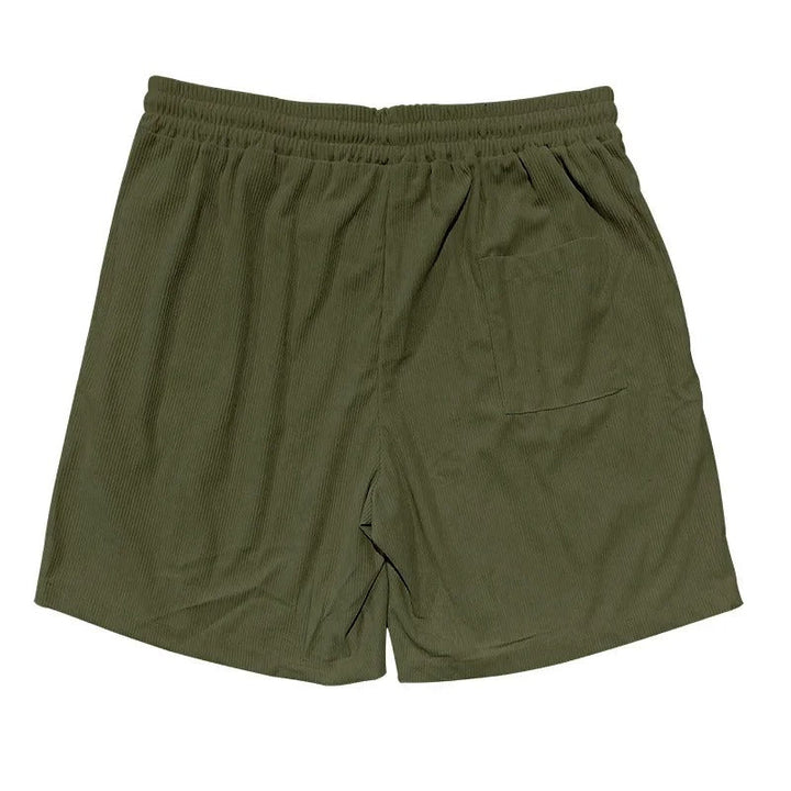 Allsidige retro cargoshorts for menn, passer til både byliv og utendørsaktiviteter om sommeren.