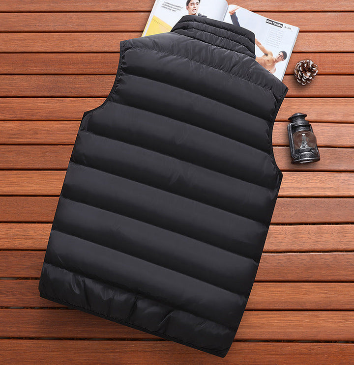 Allsidig ermeløs herrevest, vanntett bodywarmer for vinter og utendørsaktiviteter.