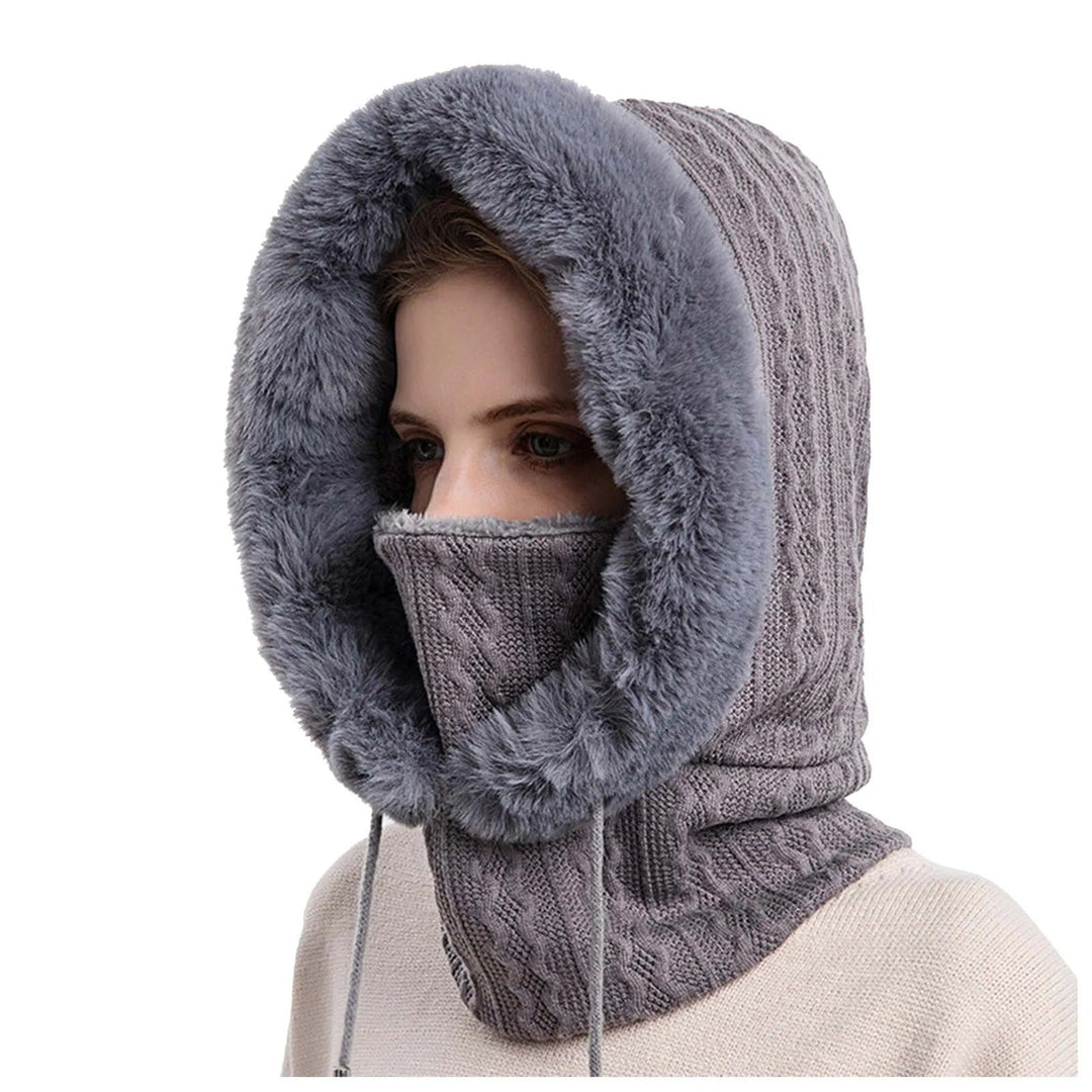 Stilig og funksjonelt balaclava sett for kvinner, ideelt for vintermote.