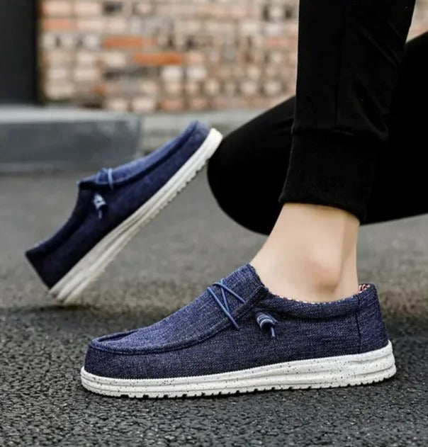Myke menns snøre-loafers, fleksibel såle og sklisikker plattform, perfekte hverdagssko.