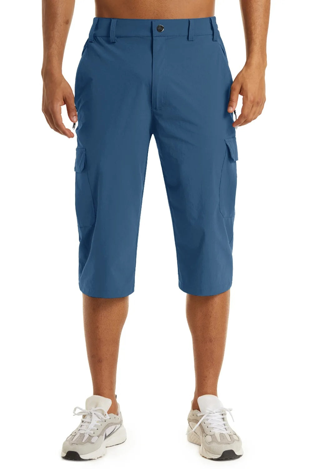 Taktiske herreshorts for sommer og utendørs, med pustende og hurtigtørkende stoff.